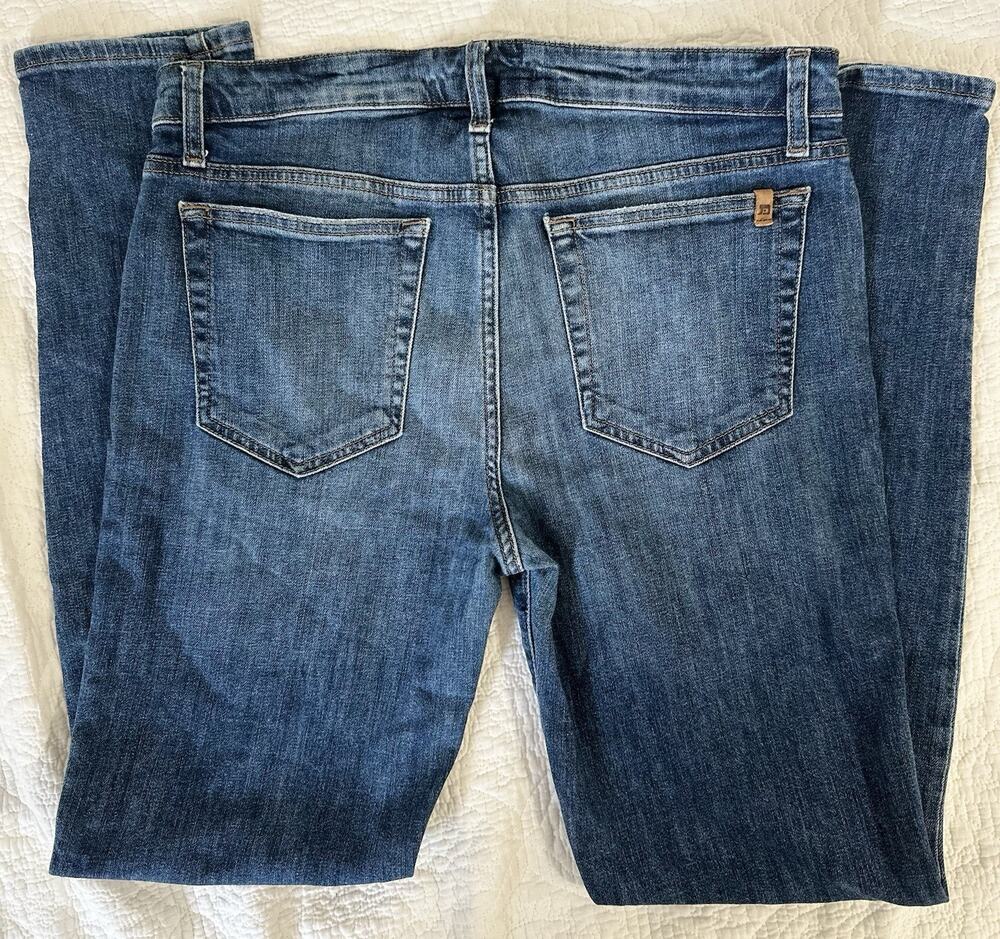 Joe's Jeans Women's Blue Medium Wash Petite Skinny Leg Denim Low Rise 5-Pocket